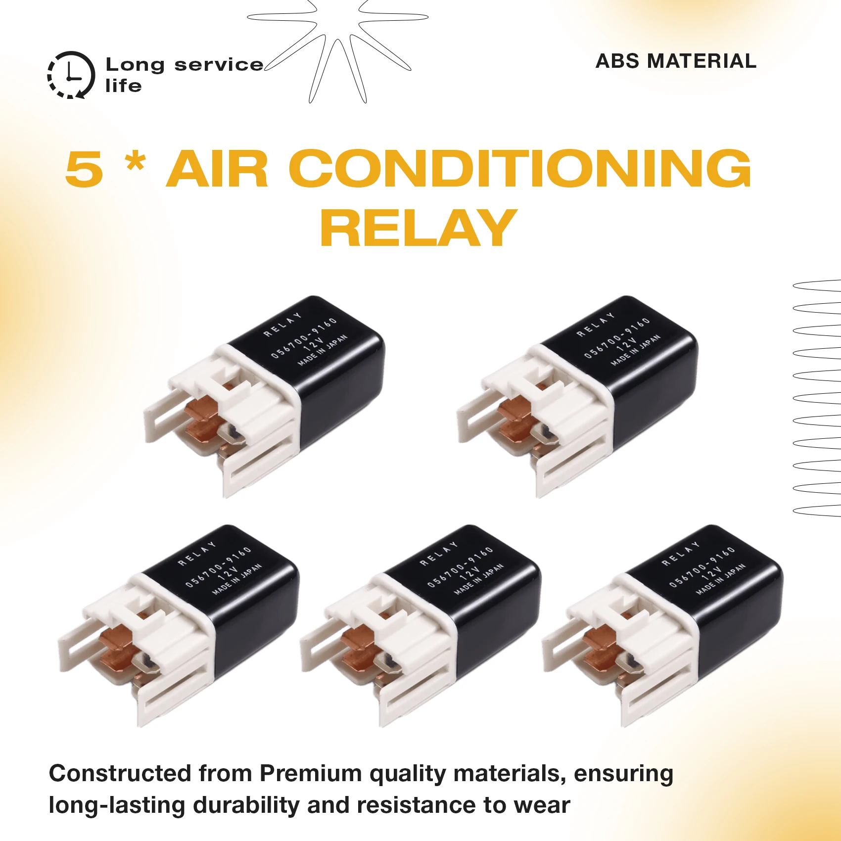 AB16-Air Conditioning Relay For Excavator Relay 056700-9160 0567009160 For Excavator Fan Light
AB16-Air Conditioning Relay For Excavator Relay 056700-9160 0567009160 For Excavator Fan Light