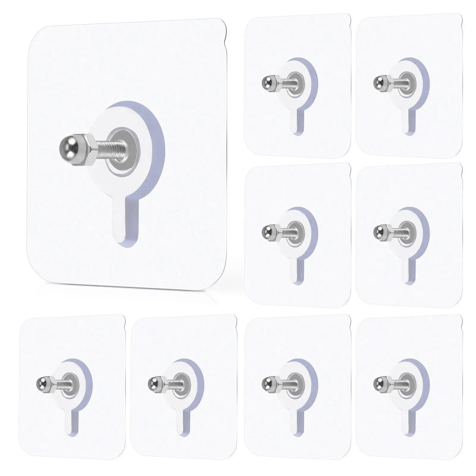 10 Pcs Stickers Adhesive Hooks 6x6mm Thick Wall Non-Trace Hook Decor Kitchen Home Storage Wall Hooks Accessories
10 Pcs Stickers Adhesive Hooks 6x6mm Thick Wall Non-Trace Hook Decor Kitchen Home Storage Wall Hooks Accessories
