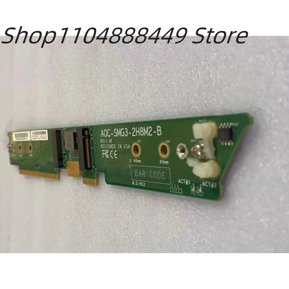 AOC-SMG3-2H8M2-B expansion card 
AOC-SMG3-2H8M2-B expansion card