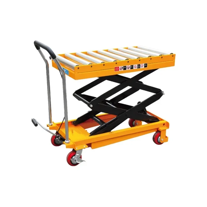 Manual lifting platform cart, hydraulic flatbed trolley, trolley, mold changing cart
Manual lifting platform cart, hydraulic flatbed trolley, trolley, mold changing cart