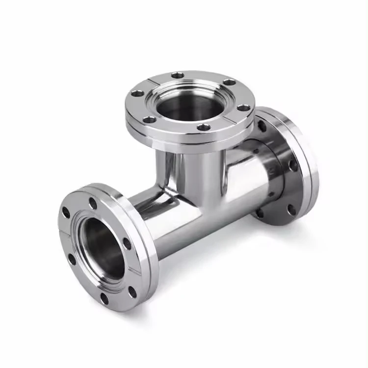 SANTHAI SS304/316L CF Равные тройники Поверхностная пескоструйная обработка Фланец равного диаметра высокой вакуума
SANTHAI SS304/316L CF Равные тройники Поверхностная пескоструйная обработка Фланец равного диаметра высокой вакуума