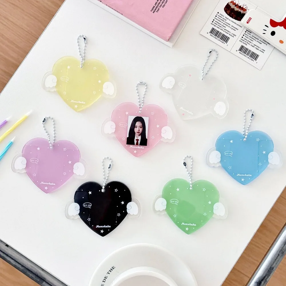 Прозрачные крылья в форме сердца, акриловый однодюймовый держатель для карт, ID фото, маленький держатель для карт для хранения карт, подвесной брелок
Прозрачные крылья в форме сердца, акриловый однодюймовый держатель для карт, ID фото, маленький держатель для карт для хранения карт, подвесной брелок