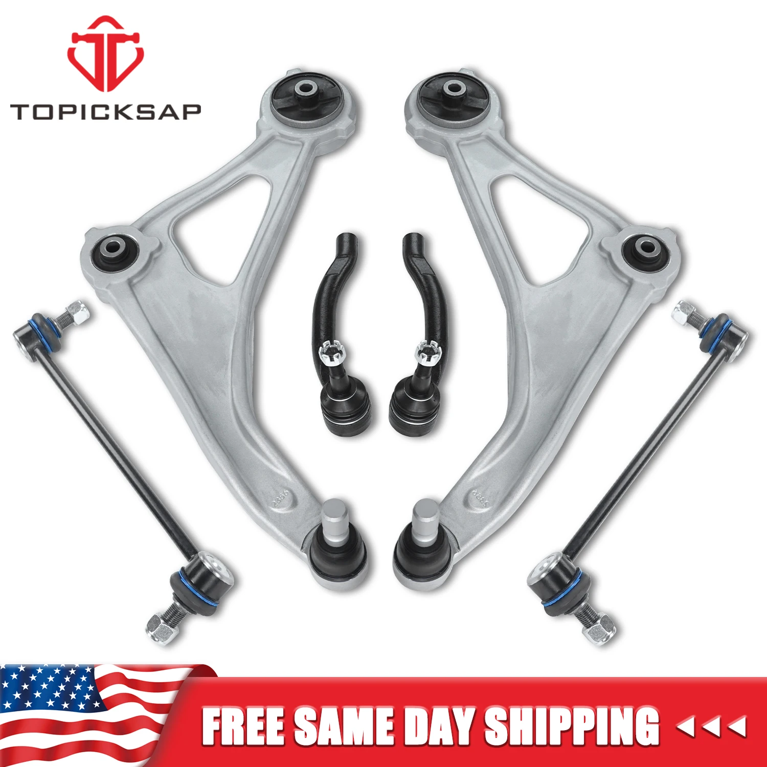 TOPICKSAP 6pcs Front Control Arm Tie Rod Sway Bar Link for 2015-2022 Nissan Altima Maxima ES801197 K622839 K750095
TOPICKSAP 6pcs Front Control Arm Tie Rod Sway Bar Link for 2015-2022 Nissan Altima Maxima ES801197 K622839 K750095