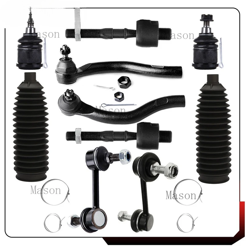 R+ 10Pc For Acura TSX 2004-2008 Front Lower Ball Joints Sway Bar Tie Rod Ends Kit
R+ 10Pc For Acura TSX 2004-2008 Front Lower Ball Joints Sway Bar Tie Rod Ends Kit