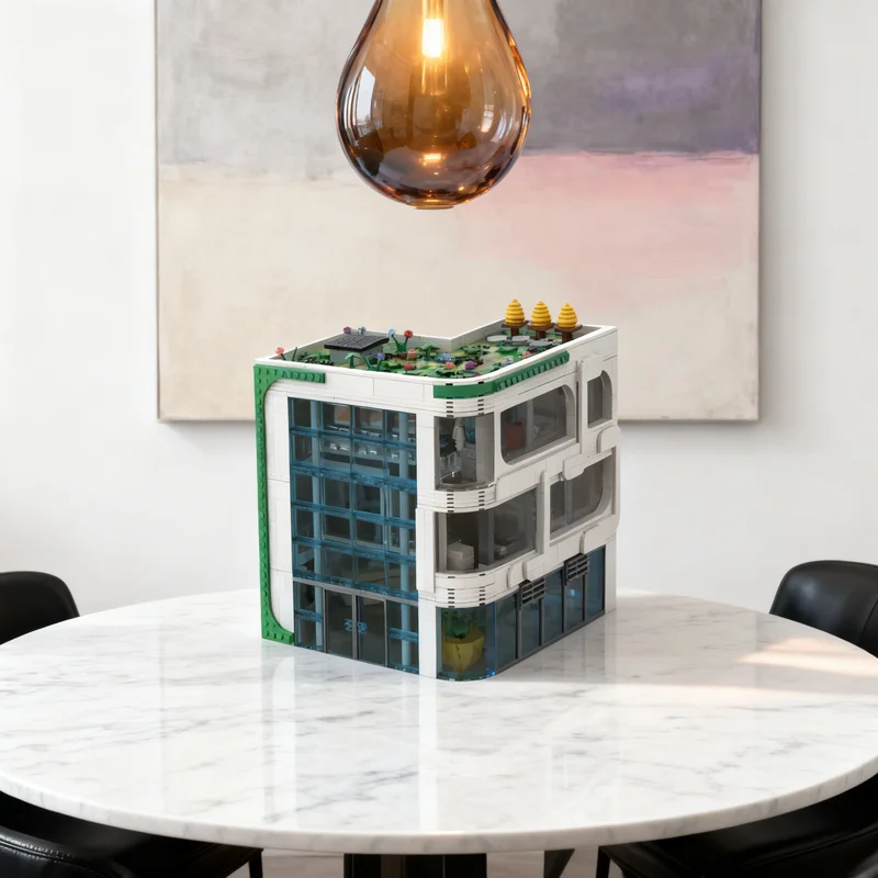 2511pcs MOC Modern Corner Office Modular Streetscape Model Building blocks Architecture Christmas gifts toy idea Education DIY
2511pcs MOC Modern Corner Office Modular Streetscape Model Building blocks Architecture Christmas gifts toy idea Education DIY