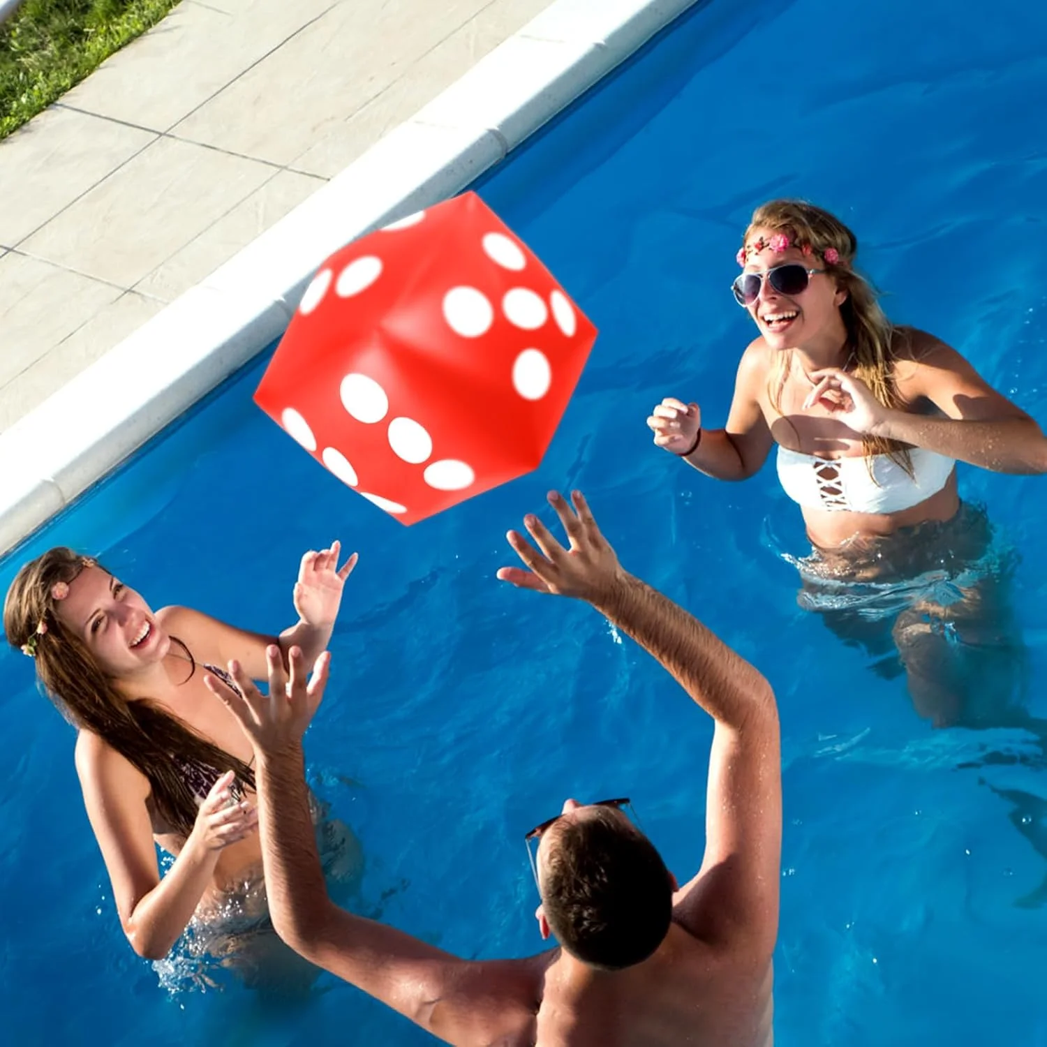 Funny Outdoor Inflatable Dice Swimming Pool Party Games Kids Toys for Children Adults Game Play Jumbo Cube Toys 30*30cm dice
Funny Outdoor Inflatable Dice Swimming Pool Party Games Kids Toys for Children Adults Game Play Jumbo Cube Toys 30*30cm dice