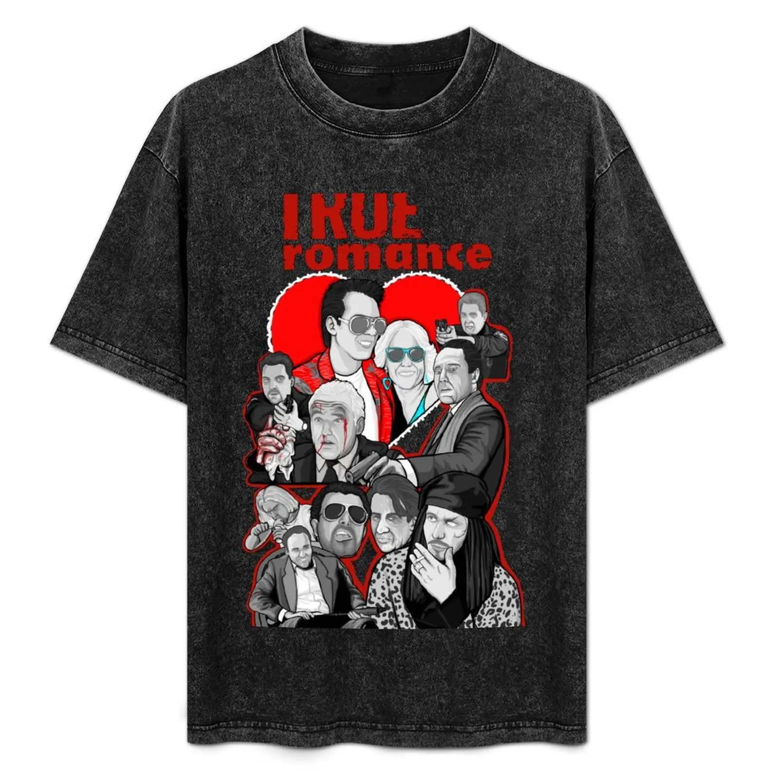 True Romance character collage art T-Shirt Work Short Sleeve Cotton Top
True Romance character collage art T-Shirt Work Short Sleeve Cotton Top