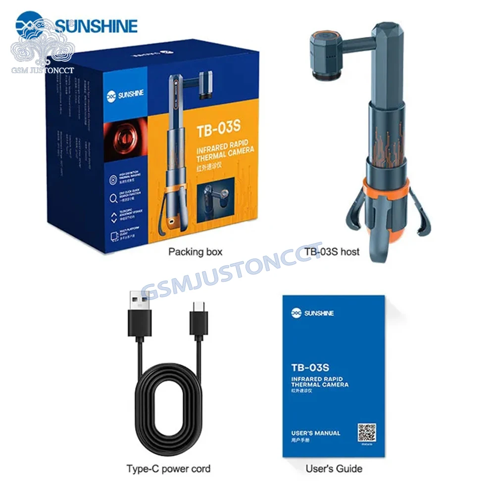 SUNSHINE TB-03S PCB Repair Motherboard Infrared Quick Detector Microscope Bracket Mobile Phone BGA Camera Thermal Imaging
SUNSHINE TB-03S PCB Repair Motherboard Infrared Quick Detector Microscope Bracket Mobile Phone BGA Camera Thermal Imaging