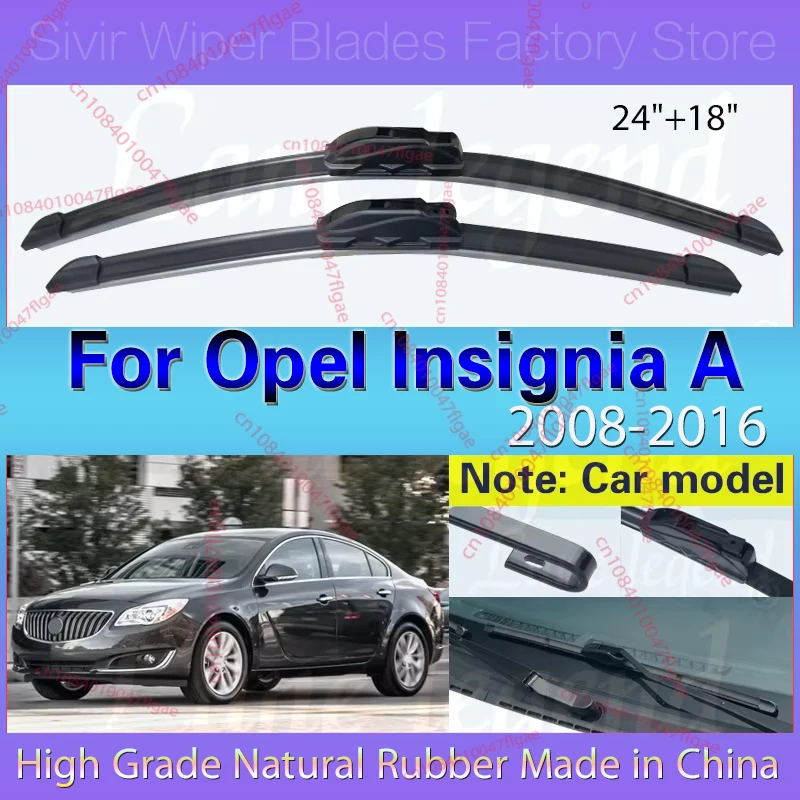 For Opel Insignia A 2008-2016 MK1 Vauxhall Holden Buick Regal Accessories Car Front Wiper Blade Windscreen Windshield 24"+18"
For Opel Insignia A 2008-2016 MK1 Vauxhall Holden Buick Regal Accessories Car Front Wiper Blade Windscreen Windshield 24"+18"