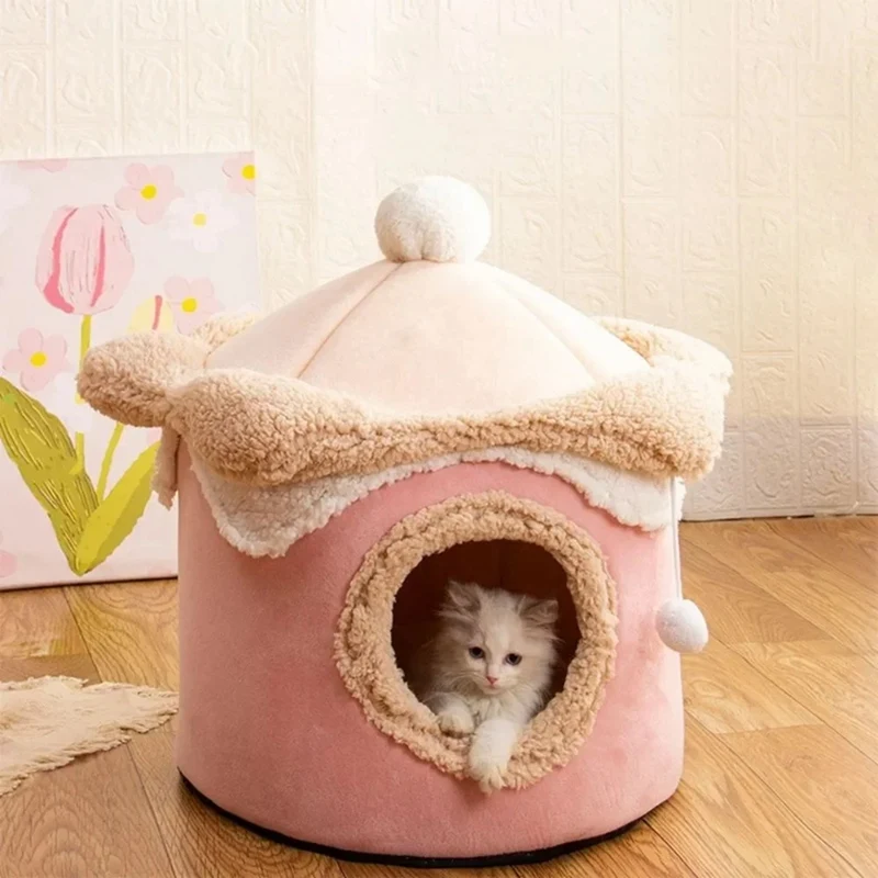 Cat Dog House Cave Warm Winter Deep Sleep Pet Nest Geometric Ice Cream House Fun Comfort Nest
Cat Dog House Cave Warm Winter Deep Sleep Pet Nest Geometric Ice Cream House Fun Comfort Nest