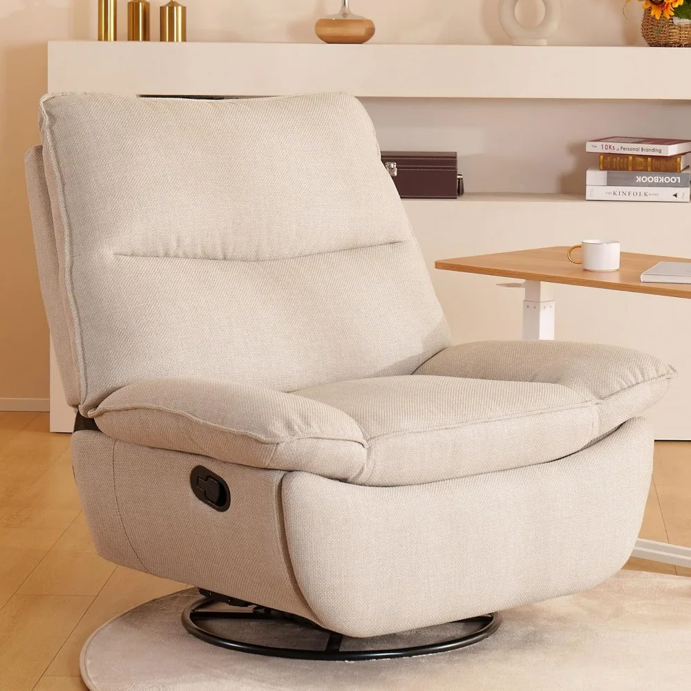 Recliner Chair for Adults 350LBS,Swivel Rocker Recliner Chair w/Adjustable Backrest Side Pockets,Lounge Sofa Living Room Bedroom
Recliner Chair for Adults 350LBS,Swivel Rocker Recliner Chair w/Adjustable Backrest Side Pockets,Lounge Sofa Living Room Bedroom