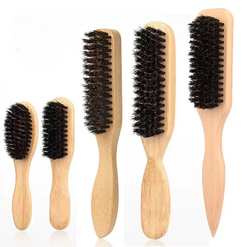 Boar Bristle Slick Back Hair Brush for Sleek Ponytail & Bun, Smoothing Baby Hairs, Flyaways & Edge Control, Backcombing Teasing
Boar Bristle Slick Back Hair Brush for Sleek Ponytail & Bun, Smoothing Baby Hairs, Flyaways & Edge Control, Backcombing Teasing