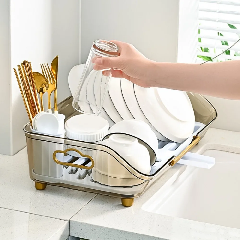 Diversion Drain Bowl Rack Large Capacity Transparent Kitchen Sink Storage Rack with Drain Hole with Drainboard Bowl Storage Rack
Diversion Drain Bowl Rack Large Capacity Transparent Kitchen Sink Storage Rack with Drain Hole with Drainboard Bowl Storage Rack
