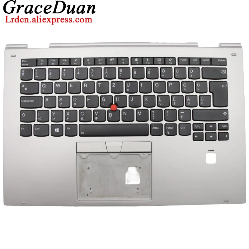 HU Hungarian Silver Keyboard Upper Case Palmrest Shell Cover For Lenovo Thinkpad X1 Yoga 2nd Gen2 G2 01LV016 01LV096 01LV136 01L
HU Hungarian Silver Keyboard Upper Case Palmrest Shell Cover For Lenovo Thinkpad X1 Yoga 2nd Gen2 G2 01LV016 01LV096 01LV136 01L