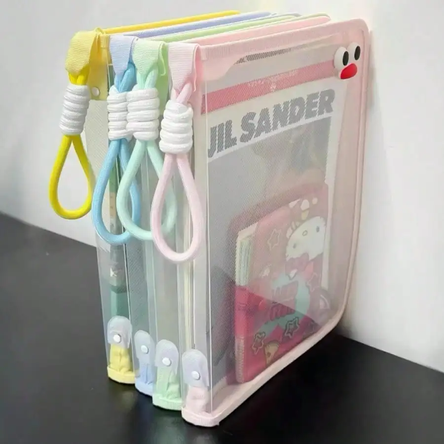 Macaron Transparent A4 File Bag, Large Capacity Zipper Bag, Student Exam Paper Storage Bag, Thickened Waterproof Document Bag, Office File Organization Essential
Macaron Transparent A4 File Bag, Large Capacity Zipper Bag, Student Exam Paper Storage Bag, Thickened Waterproof Document Bag, Office File Organization Essential