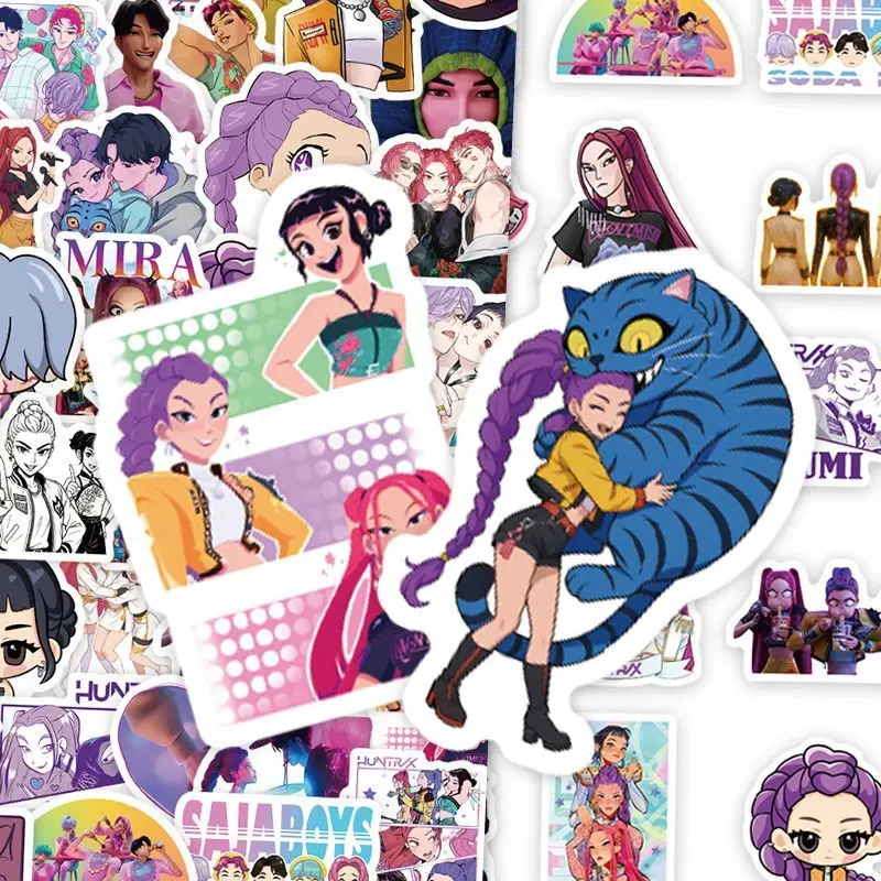 75PCS Kpop Demon Hunters Stickers Anime Game Cartoon Decals DIY Scrapbook Phone Fridge Luggage Skateboard Bike Kids Toys
75PCS Kpop Demon Hunters Stickers Anime Game Cartoon Decals DIY Scrapbook Phone Fridge Luggage Skateboard Bike Kids Toys