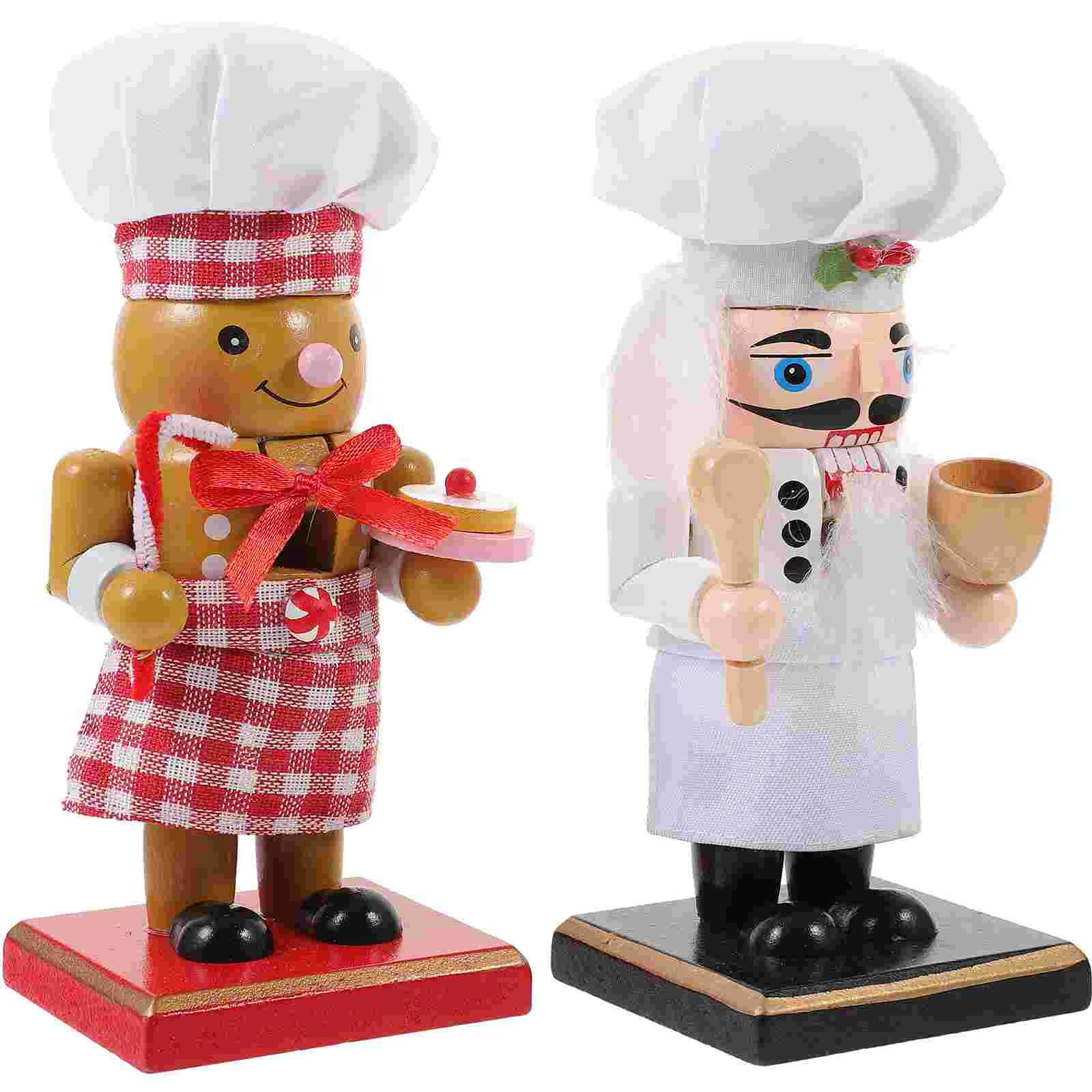 2 Pcs Gift Christmas Nutcracker Traditional Wood Desktop Nutcrackers Decor Xmas Table Ornament Lovely Man
2 Pcs Gift Christmas Nutcracker Traditional Wood Desktop Nutcrackers Decor Xmas Table Ornament Lovely Man