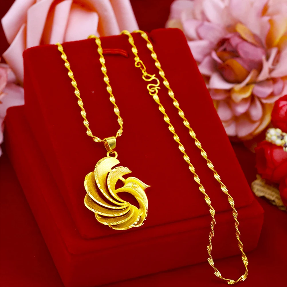 Peacock Women Necklace Beautiful Pendant Retro Clavicle Chain Fashionable Brass Material Durable Long Lasting Elegant Attractive
Peacock Women Necklace Beautiful Pendant Retro Clavicle Chain Fashionable Brass Material Durable Long Lasting Elegant Attractive