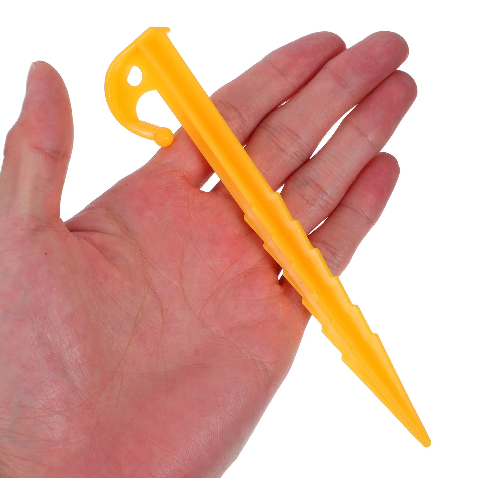 13pcs Outdoor Tent Stakes Yellow Serrated Plastic Pegs Windproof Camping Hiking Ground Anchors Sand-Resistant Landscape Support
13pcs Outdoor Tent Stakes Yellow Serrated Plastic Pegs Windproof Camping Hiking Ground Anchors Sand-Resistant Landscape Support