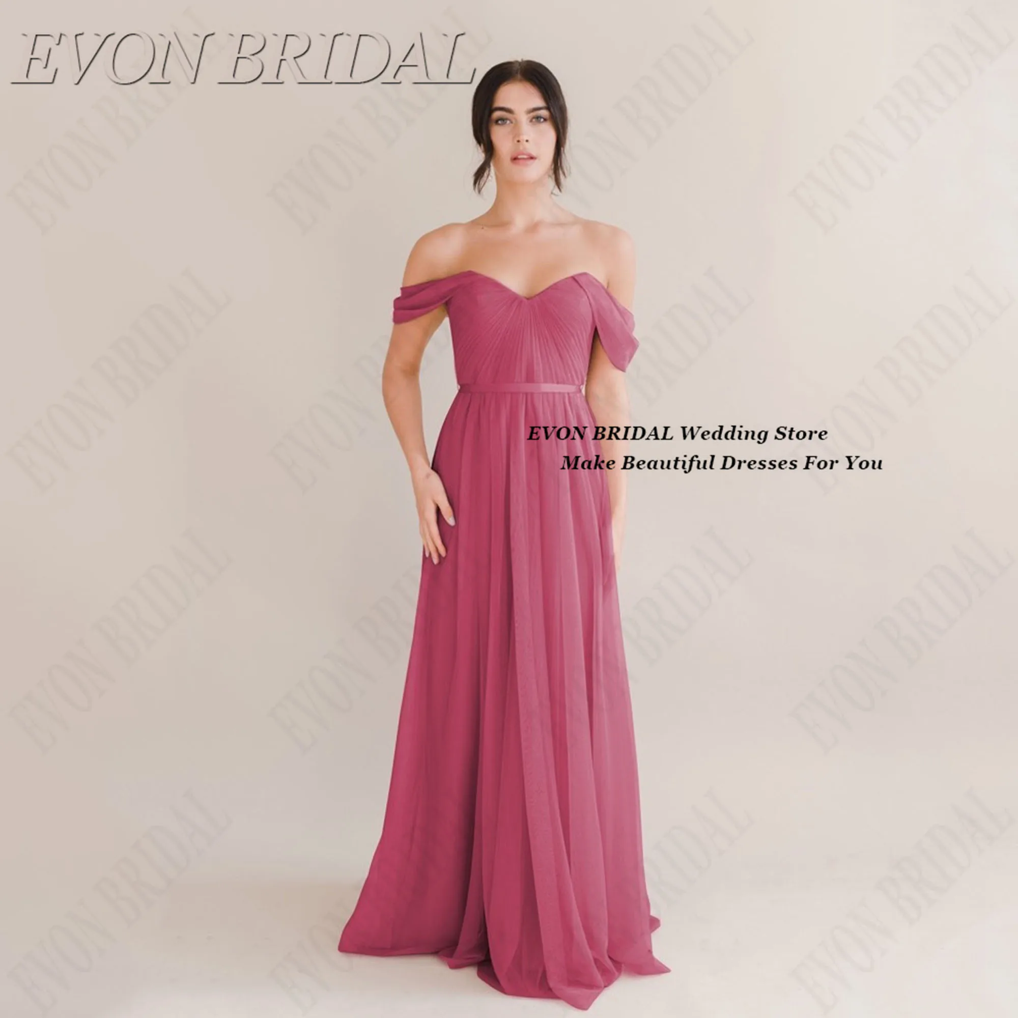 Ruched Chiffon Wedding Guest Dress Vintage Zipper Woman Ceremony Dress A Line Floor Length Customized Party Gowns EVON BRIDAL
Ruched Chiffon Wedding Guest Dress Vintage Zipper Woman Ceremony Dress A Line Floor Length Customized Party Gowns EVON BRIDAL
