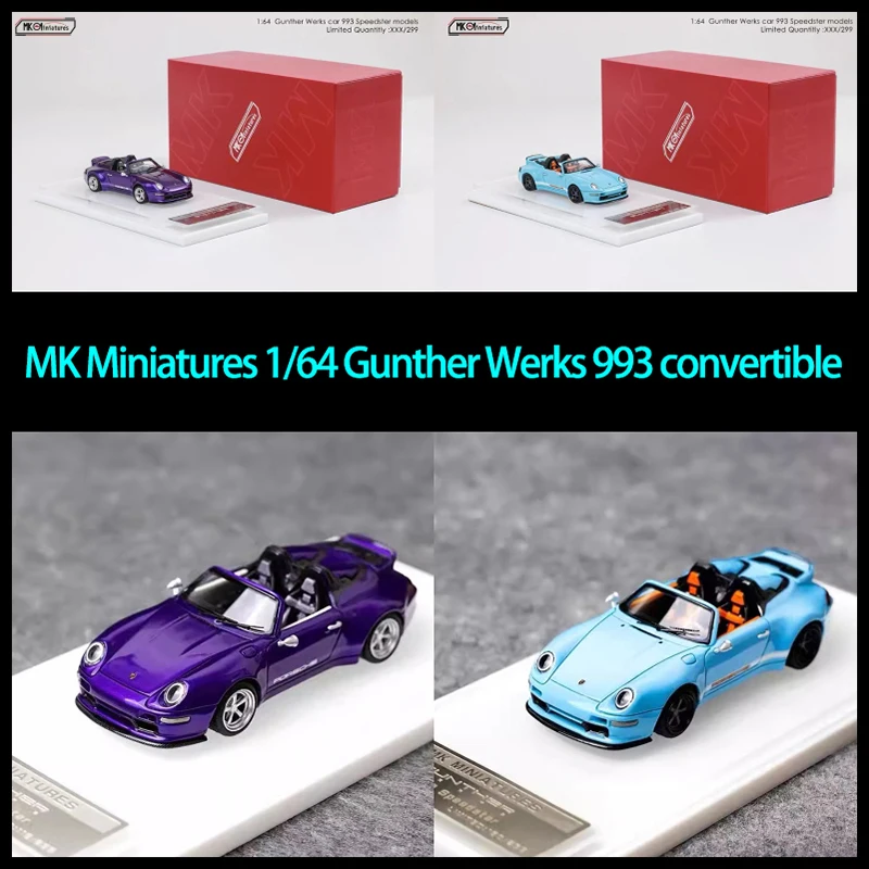 MK Miniatures Diecast Resin 1/64 Gunther Werks 993 convertible Car Model Classics Adult Souvenir Gift Hobby & Toys
MK Miniatures Diecast Resin 1/64 Gunther Werks 993 convertible Car Model Classics Adult Souvenir Gift Hobby & Toys