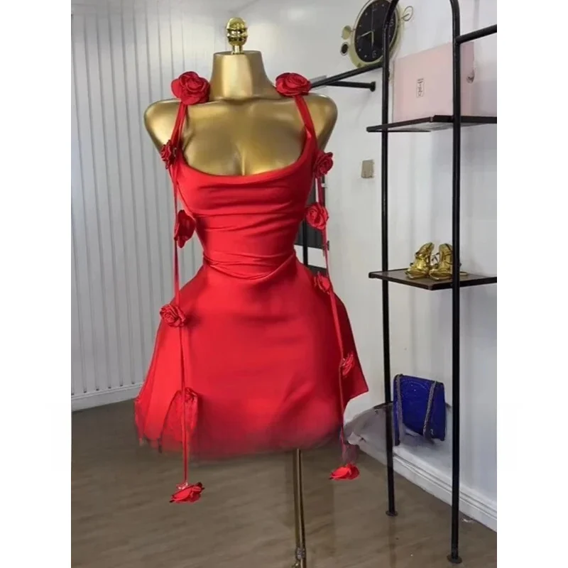 Women Floral Applique Sleeveless Strap Midi A-line Dress 2025 Summer Holiday Birthday Sexy Club Party Evening Dresses
Women Floral Applique Sleeveless Strap Midi A-line Dress 2025 Summer Holiday Birthday Sexy Club Party Evening Dresses
