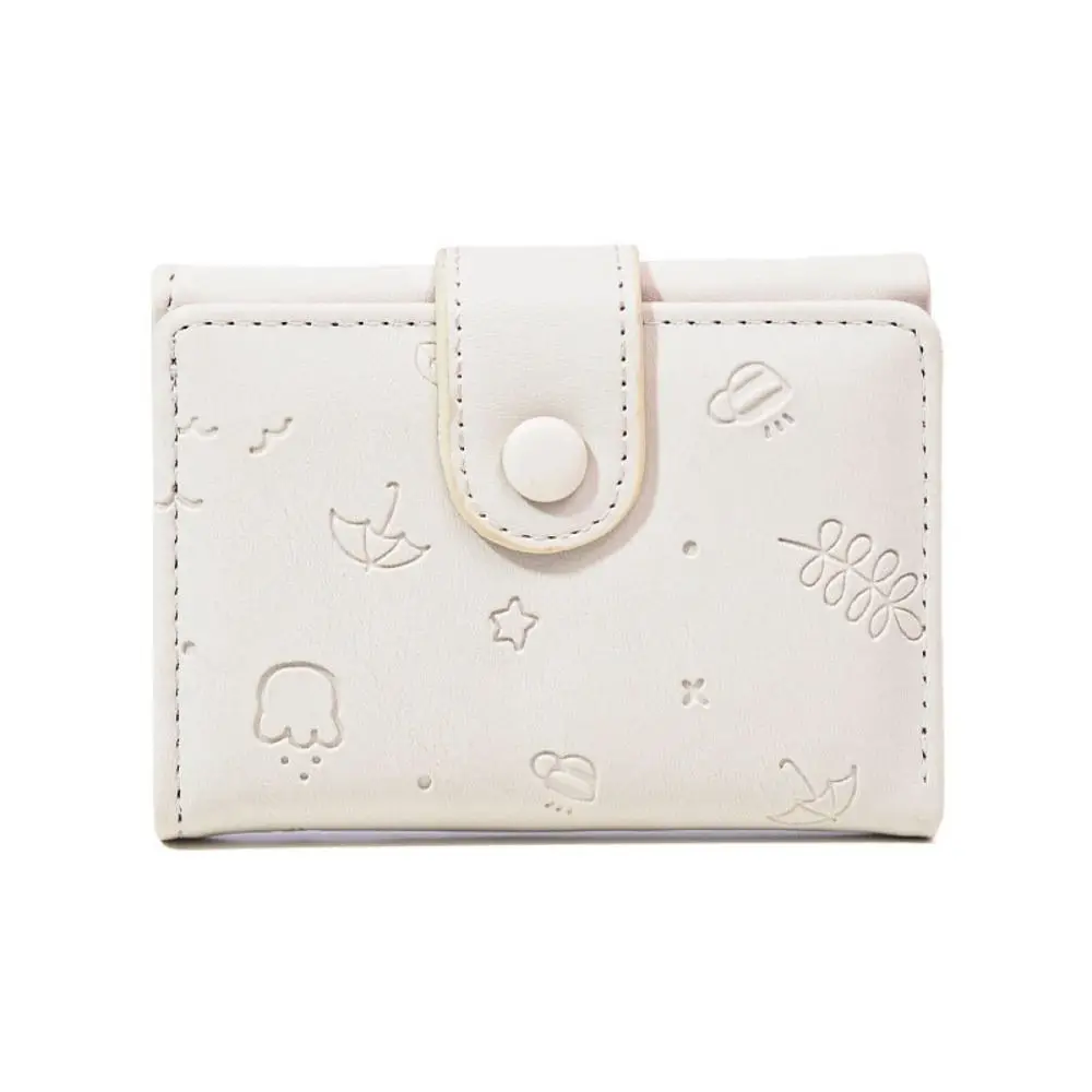 Cute Prints Three-fold Wallet Korean Style Large Capacity Short Wallet PU Leather Solid Color Women Card Holdder Trip
Cute Prints Three-fold Wallet Korean Style Large Capacity Short Wallet PU Leather Solid Color Women Card Holdder Trip