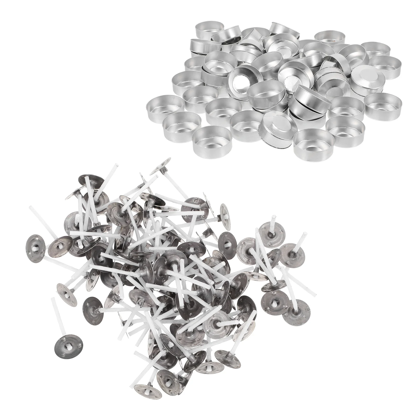 100 set Aluminum Shell Wick Making Molds Tea Light Case High Temp Bearing Gifts Chocolate Storage Practical
100 set Aluminum Shell Wick Making Molds Tea Light Case High Temp Bearing Gifts Chocolate Storage Practical