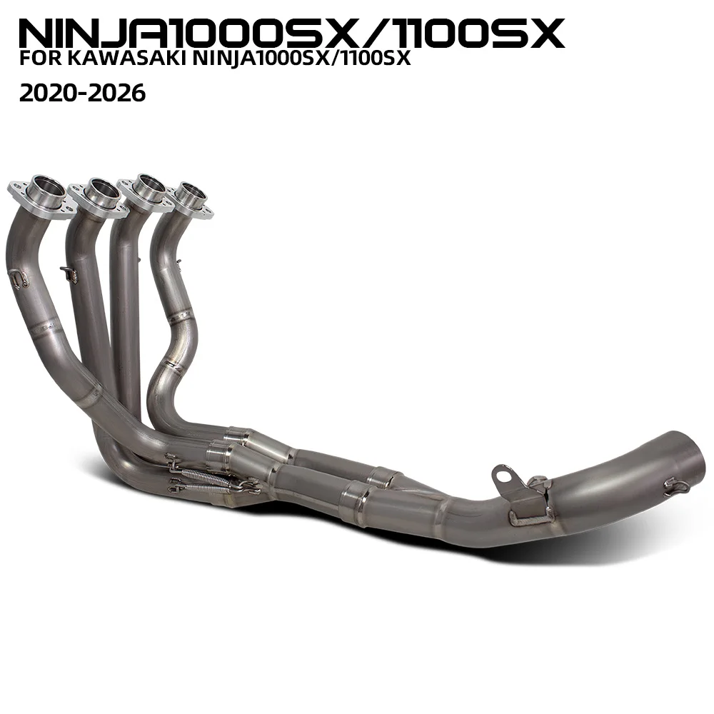 For Kawasaki Ninja1000SX Ninja1100SX Ninja 1000SX/1100SX SE 2020-2026 Motorcycle exhaust header pipe connect to original muffler
For Kawasaki Ninja1000SX Ninja1100SX Ninja 1000SX/1100SX SE 2020-2026 Motorcycle exhaust header pipe connect to original muffler