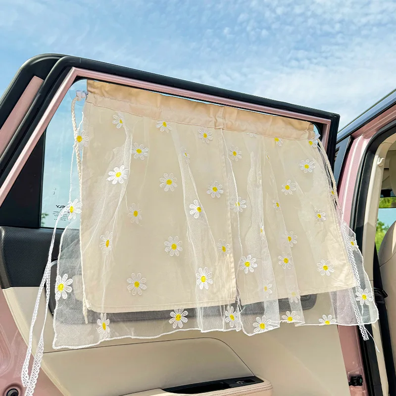 Elegant Lace Suction Cup Car Sunshade Side Curtain Window Screen Protector Interior Curtain Sun Protection Side Window Sunshades
Elegant Lace Suction Cup Car Sunshade Side Curtain Window Screen Protector Interior Curtain Sun Protection Side Window Sunshades