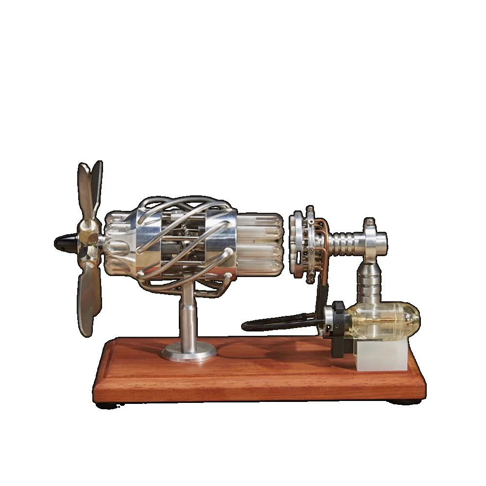 16 Cylinder Hot Air Stirling Engine Model Scientific Physics Education Toy Kids
16 Cylinder Hot Air Stirling Engine Model Scientific Physics Education Toy Kids