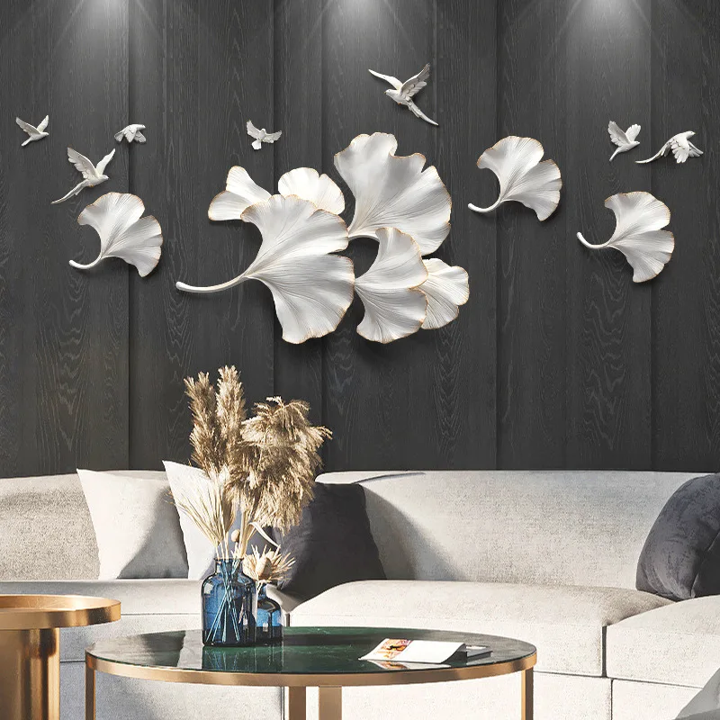 Ginkgo leaf wall decoration background wall decoration 3D three-dimensional relief living room bedroom wall decoration
Ginkgo leaf wall decoration background wall decoration 3D three-dimensional relief living room bedroom wall decoration