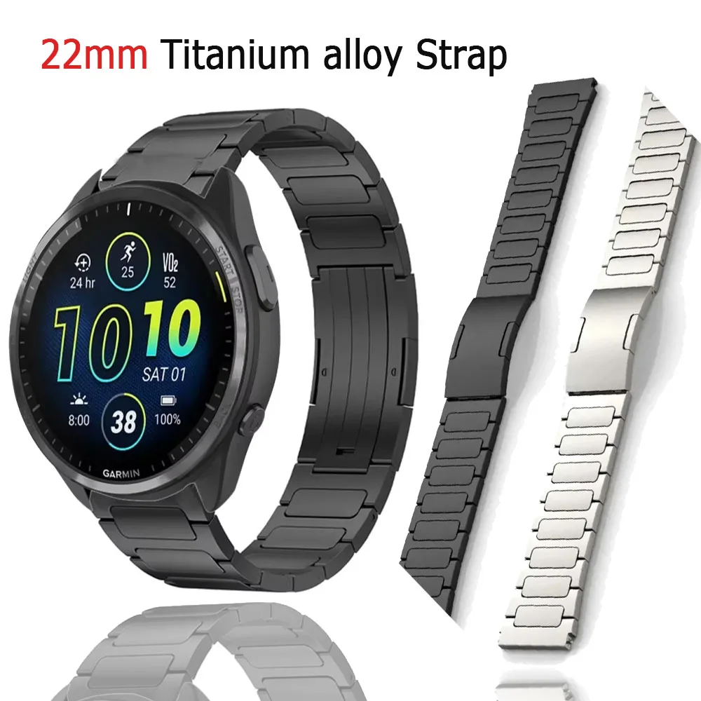 Титановый металлический ремешок 22 мм для Garmin Forerunner 970 965 955 255/265, музыкальный ремешок из нержавеющей стали Garmin Venu 3-4 45 мм/Vivoactive 4
Титановый металлический ремешок 22 мм для Garmin Forerunner 970 965 955 255/265, музыкальный ремешок из нержавеющей стали Garmin Venu 3-4 45 мм/Vivoactive 4