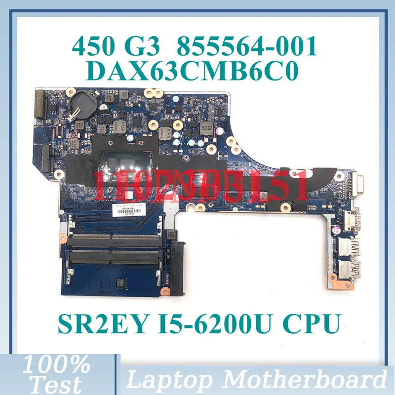 855564-601 855564-501 855564-001 With SR2EY I5-6200U CPU DAX63CMB6C0 For HP 450 G3 Laptop Motherboard 100% Full Working Well
855564-601 855564-501 855564-001 With SR2EY I5-6200U CPU DAX63CMB6C0 For HP 450 G3 Laptop Motherboard 100% Full Working Well