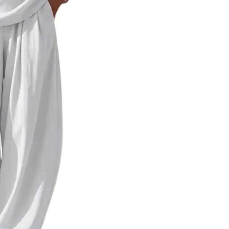 Women's Summer Sleeveless 2 Piece Sets Button Up Lapel V Neck Top Wide Leg Pants Casual Vacation Outfits with Pockets Comfortabl
Women's Summer Sleeveless 2 Piece Sets Button Up Lapel V Neck Top Wide Leg Pants Casual Vacation Outfits with Pockets Comfortabl