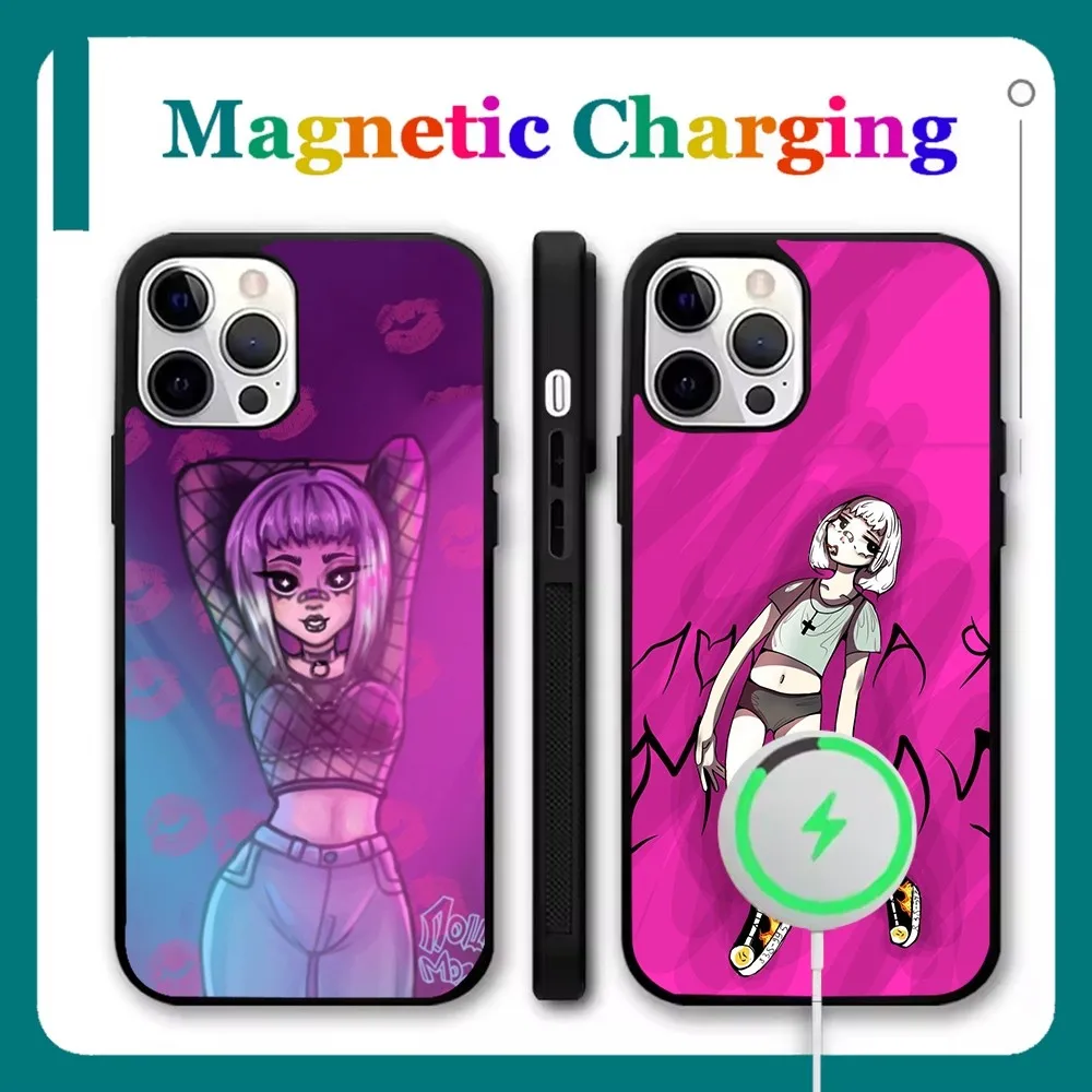 Poshlaya Molly Band Phone Case For iPhone 16,15,14,13,12,11,Pro,Max,Plus,Mini,SE New Magsafe Magnetic Wireless Charging
Poshlaya Molly Band Phone Case For iPhone 16,15,14,13,12,11,Pro,Max,Plus,Mini,SE New Magsafe Magnetic Wireless Charging