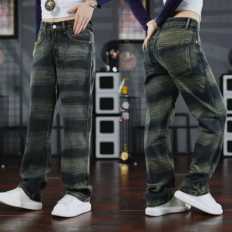 High Street 2026 Men's Jeans Striped Autumn and Winter Washing Straight Men's Non-elastic Casual Loose Men's Cargo Pants
High Street 2026 Men's Jeans Striped Autumn and Winter Washing Straight Men's Non-elastic Casual Loose Men's Cargo Pants