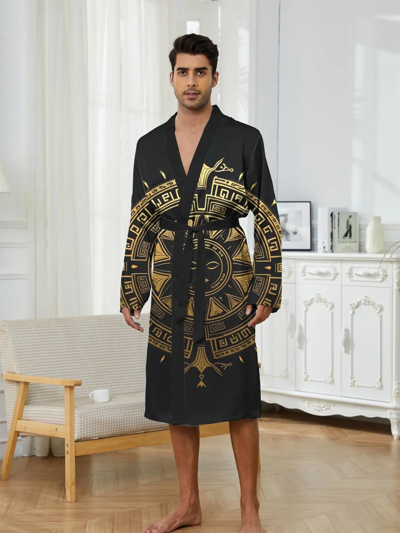 1pc Men'S Robes 2026 Spring/Summer 3D Printed Robes Polyester Men'S Bathrobe Bathrobe Man Men'S Pajamas Graphic Bathrobe Men
1pc Men'S Robes 2026 Spring/Summer 3D Printed Robes Polyester Men'S Bathrobe Bathrobe Man Men'S Pajamas Graphic Bathrobe Men