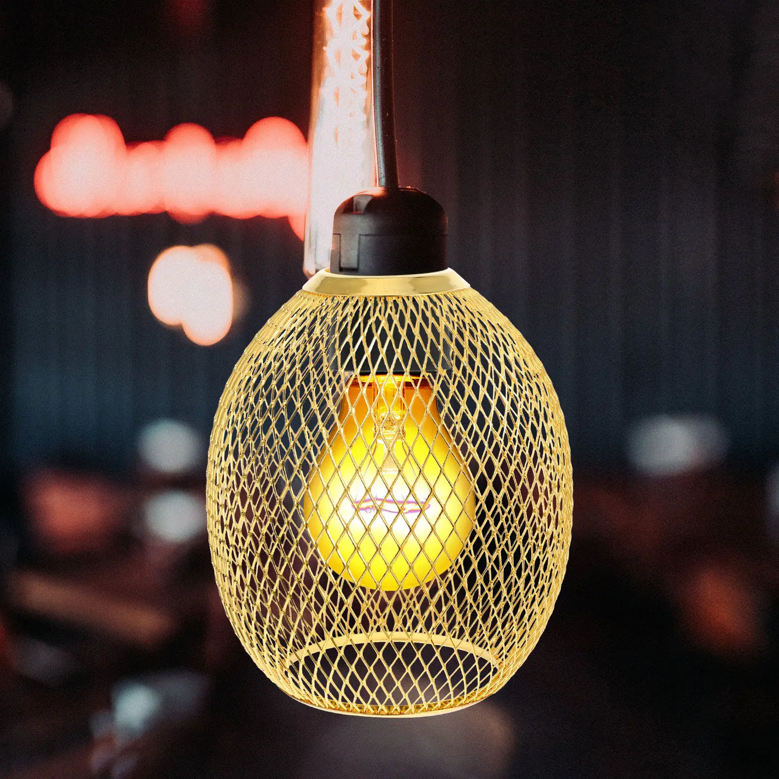 Iron Wire Lampshade Barrel Style Hollow Out Light Bulb Cage Cover for Hanging Pendant Lamps Modern Decorative Lamp Shade
Iron Wire Lampshade Barrel Style Hollow Out Light Bulb Cage Cover for Hanging Pendant Lamps Modern Decorative Lamp Shade