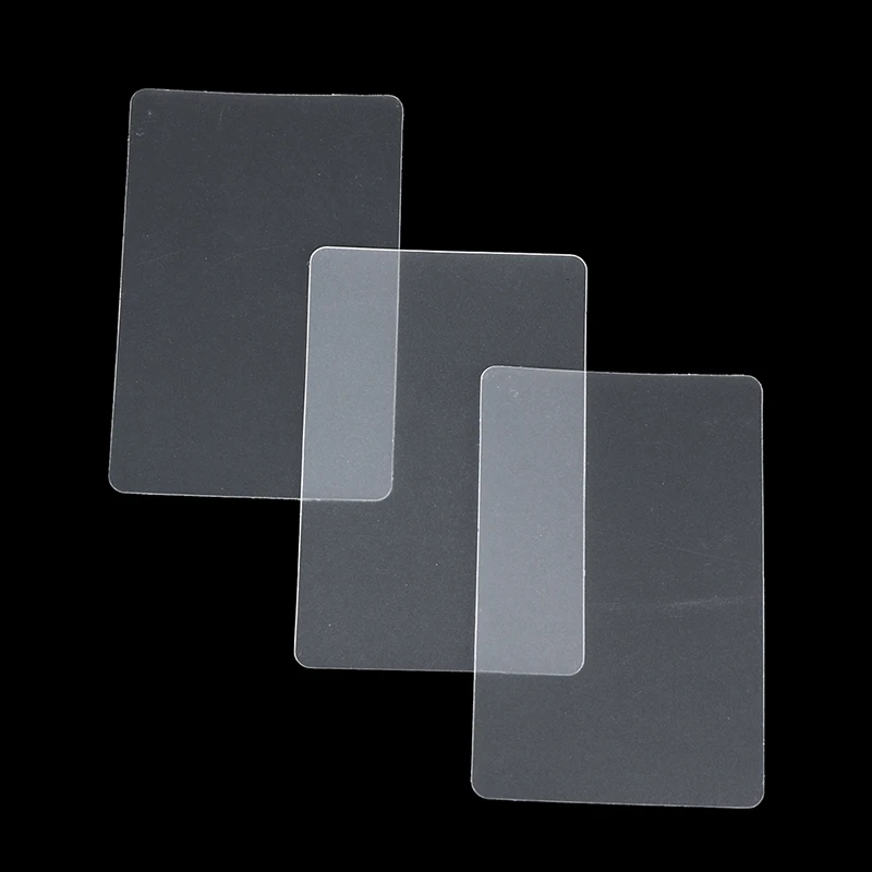 10PCS Blank Transparent Business Card Plastic Waterproof Without Printing For Handwriting School Office Supplies
10PCS Blank Transparent Business Card Plastic Waterproof Without Printing For Handwriting School Office Supplies