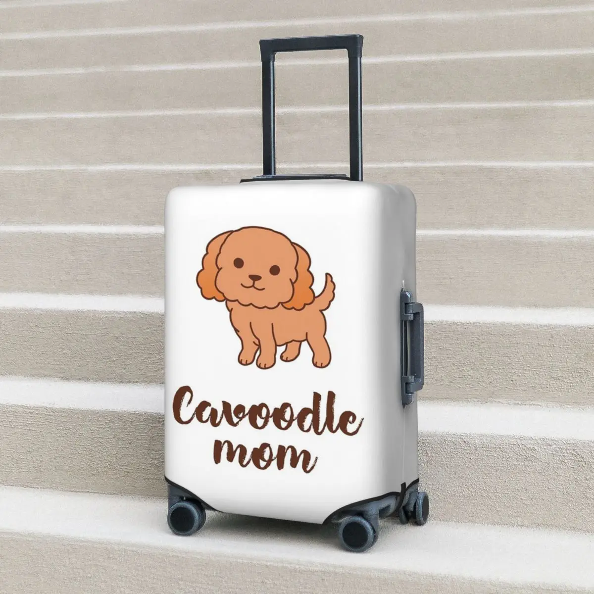 Cavoodle Dog Mom Suitcase Cover Protection Elastic Travel Luggage Protector Covers for 18-32 Inch
Cavoodle Dog Mom Suitcase Cover Protection Elastic Travel Luggage Protector Covers for 18-32 Inch