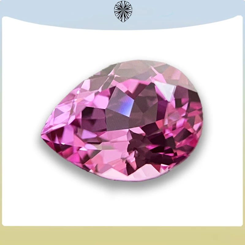Lab Grown Sapphire Pear Shaped Pink Color VVS1 Charm Beads DIY Charm Beads Necklace Earrings Main Materials with AGL Certificate
Lab Grown Sapphire Pear Shaped Pink Color VVS1 Charm Beads DIY Charm Beads Necklace Earrings Main Materials with AGL Certificate