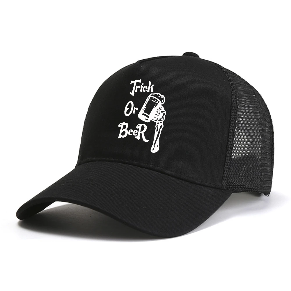 Trick or Beer baseball cap Halloween Spooky Season Summer Casual Fashion Hip Hop caps outdoor mesh breathable Trucker hats
Trick or Beer baseball cap Halloween Spooky Season Summer Casual Fashion Hip Hop caps outdoor mesh breathable Trucker hats
