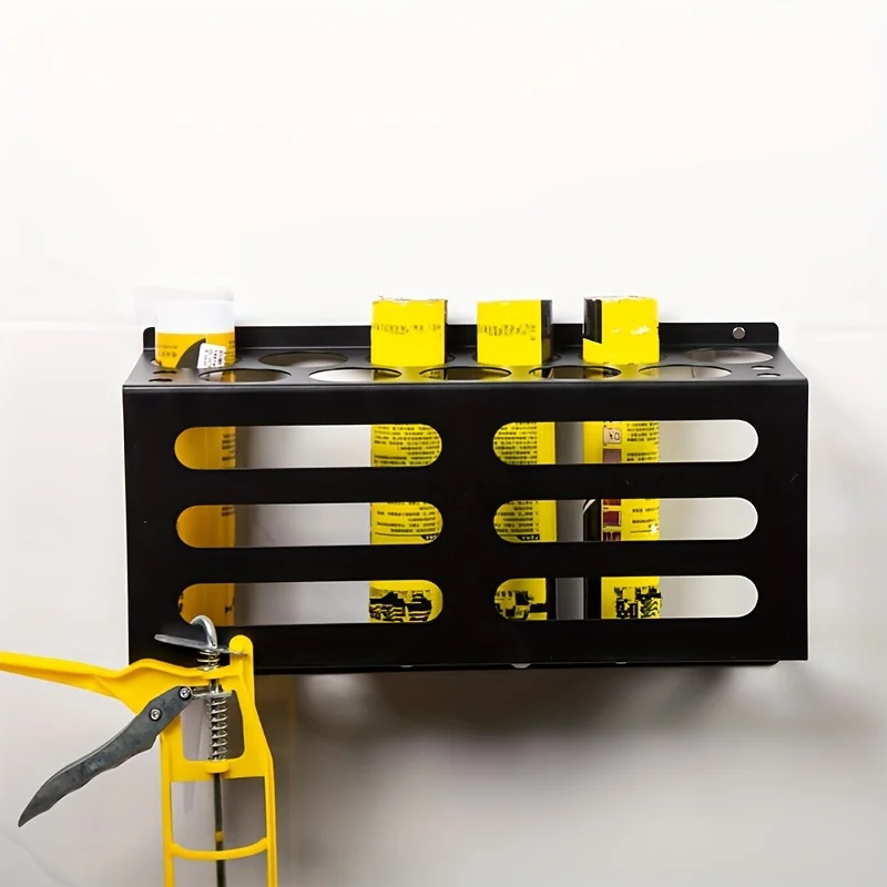 Black Metal Wall Shelf - Durable Steel Frame for Garage & Workshop Storage. Ideal for Organizing Tools & Lubricants. Save Space!
Black Metal Wall Shelf - Durable Steel Frame for Garage & Workshop Storage. Ideal for Organizing Tools & Lubricants. Save Space!