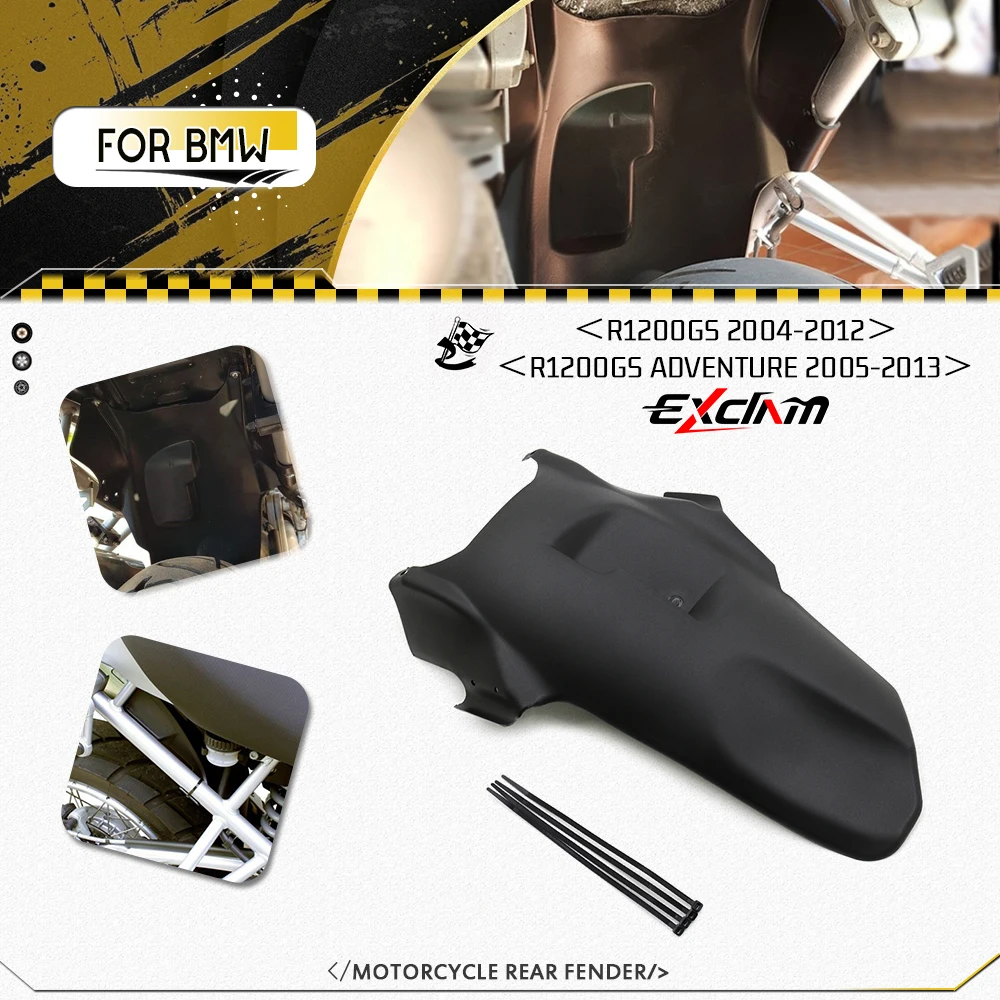 For BMW R1200GS R 1200 GSA ADV 2004-2012 Motorcycle Accessories Tire Hugger Mudguard Extension Shields Rear Fender