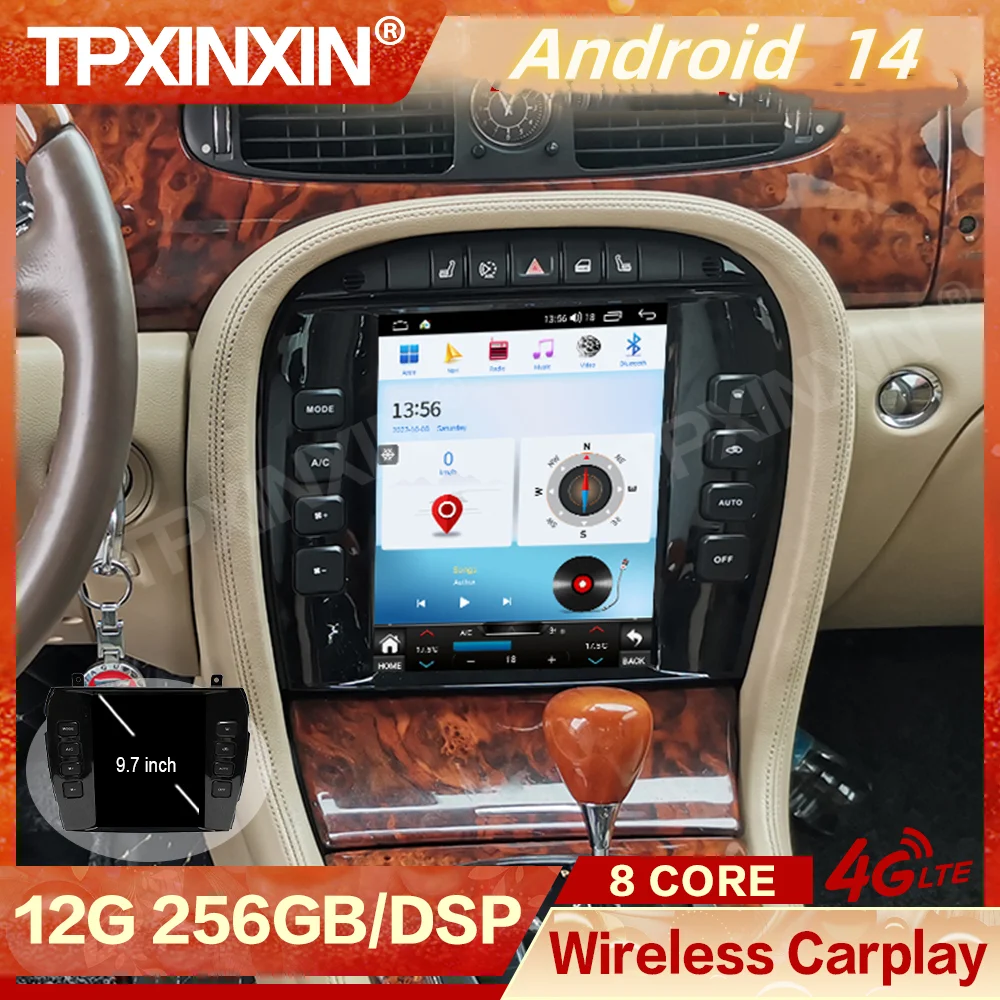 Automotive Multimedia Android Auto For Jaguar XJ 2004 2005 2006 2007 2008 Car GPS Navigation Radio Coche With BT5.0 Head Unit
Automotive Multimedia Android Auto For Jaguar XJ 2004 2005 2006 2007 2008 Car GPS Navigation Radio Coche With BT5.0 Head Unit