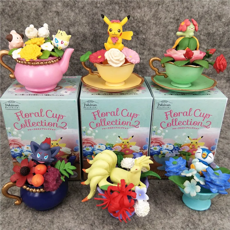 Pokemon Blind Box Toys Miniature Flower Cup Scene Anime Figure Pikachu Bellossom Ninetales Piplup Togepi Zoroark Kids Gifts
Pokemon Blind Box Toys Miniature Flower Cup Scene Anime Figure Pikachu Bellossom Ninetales Piplup Togepi Zoroark Kids Gifts