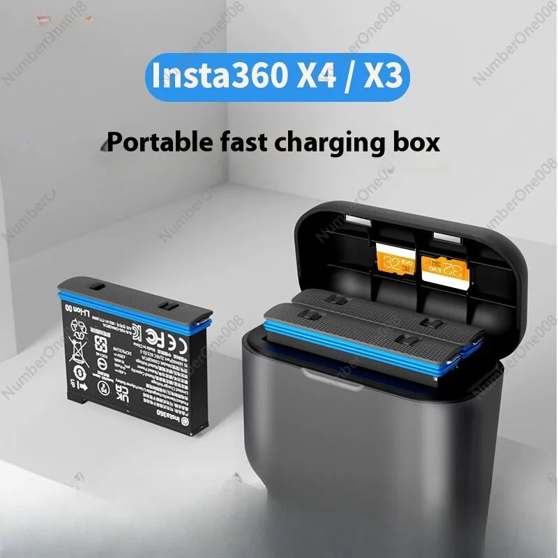 Адаптировано к зарядному устройству Insta360 X3x4 x4, чехол для быстрой зарядки, аксессуары для хранения 360X3
Адаптировано к зарядному устройству Insta360 X3x4 x4, чехол для быстрой зарядки, аксессуары для хранения 360X3