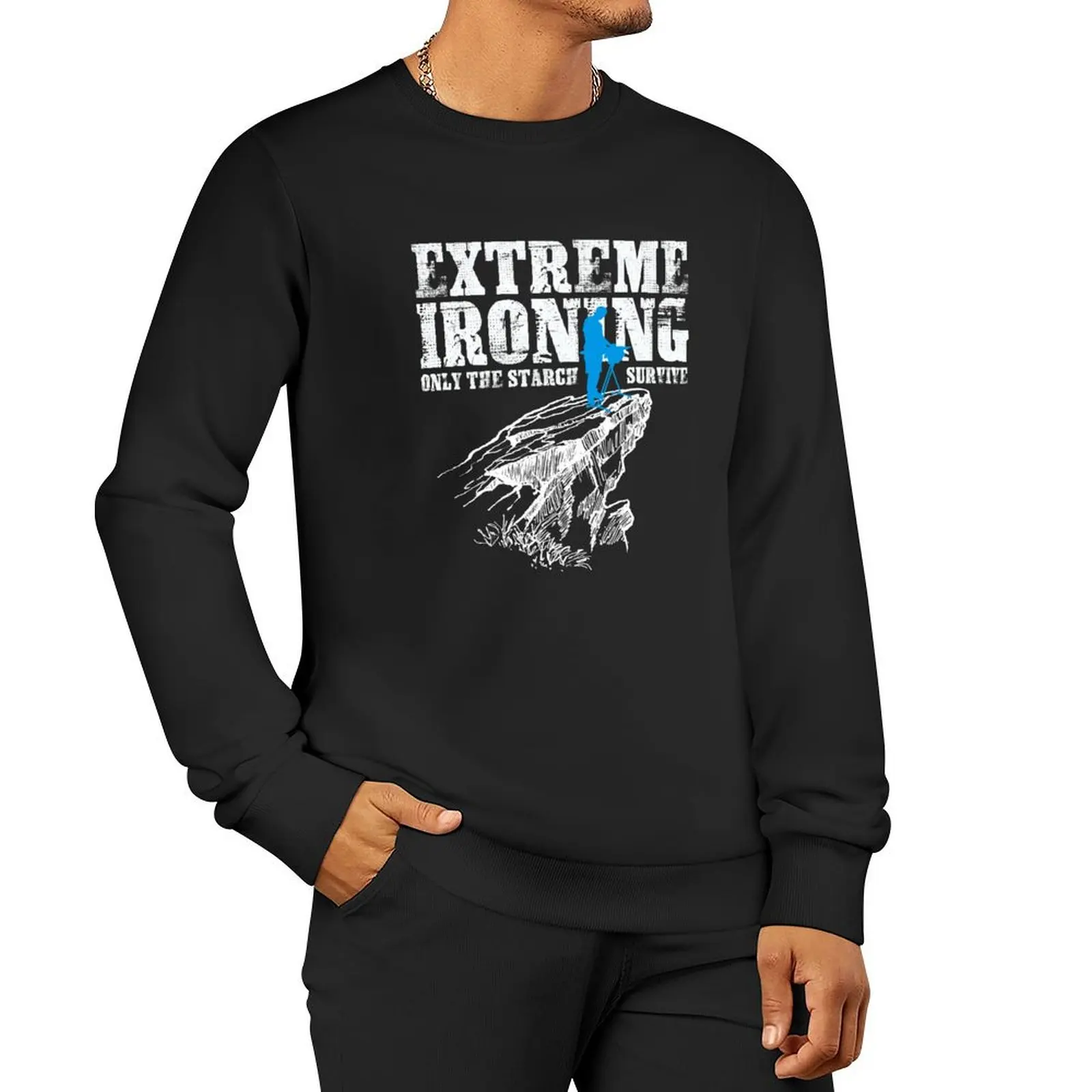 Extreme Ironing - Only the Starch Survive Пуловер с капюшоном спортивный костюм мужская одежда для мужчин новые толстовки
Extreme Ironing - Only the Starch Survive Пуловер с капюшоном спортивный костюм мужская одежда для мужчин новые толстовки