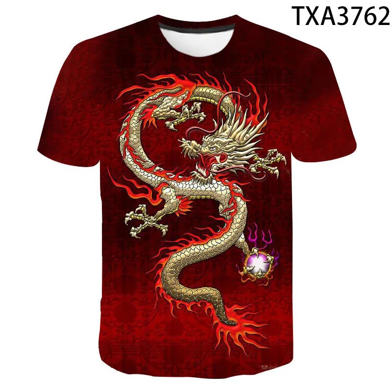 2020 New Dragon 3D Print T Shirt Men Women Children Casual Streetwear T-shirt Summer Short Sleeve Tops Boy Girl Kids Cool Tees
2020 New Dragon 3D Print T Shirt Men Women Children Casual Streetwear T-shirt Summer Short Sleeve Tops Boy Girl Kids Cool Tees